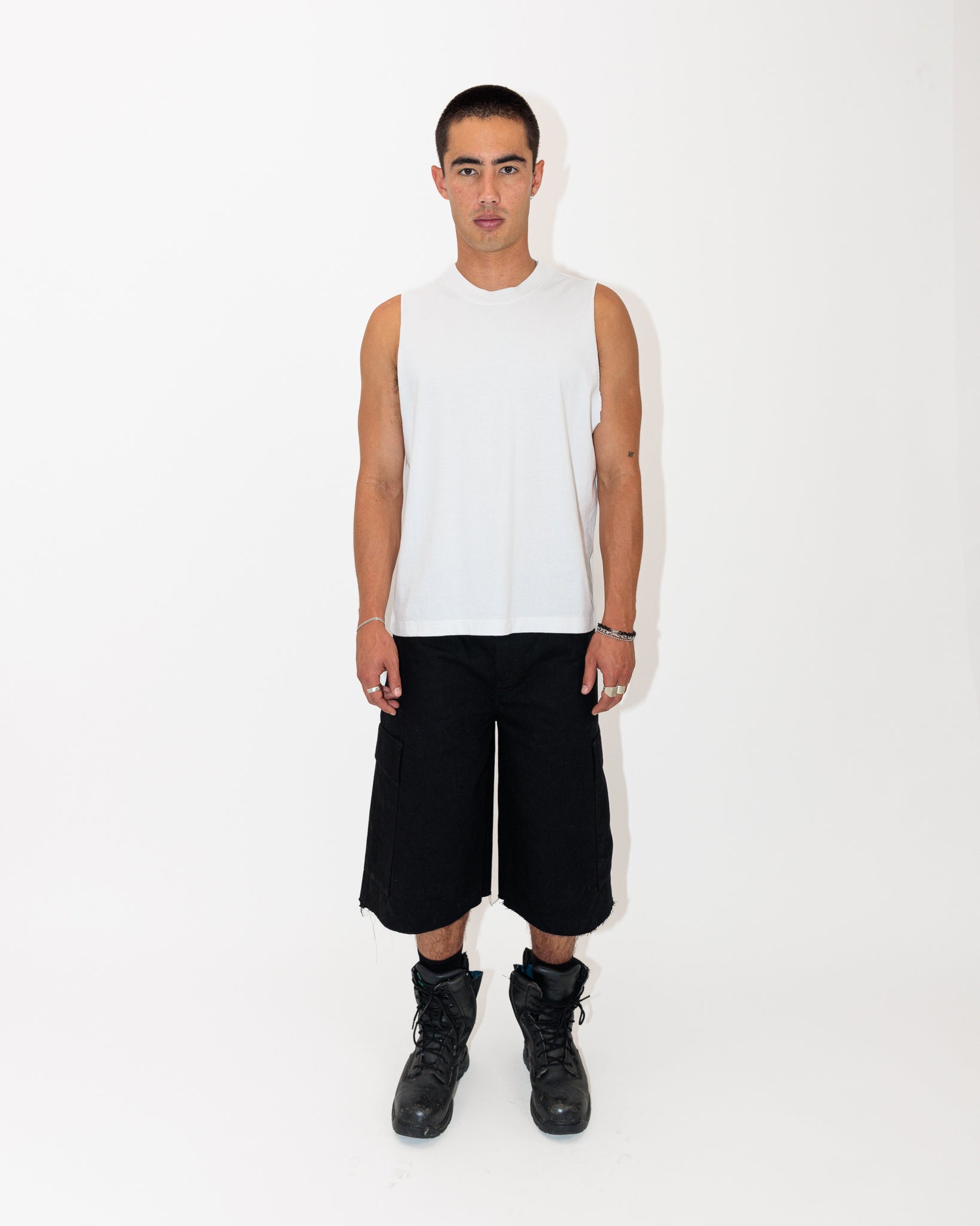 BLANK CUTOFF TANK / WHITE